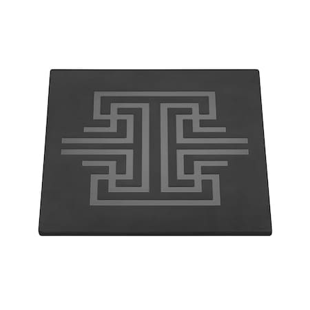 Rosseto Serving Solutions Square Black Patterend Melamine Surface, 1 EA SG040